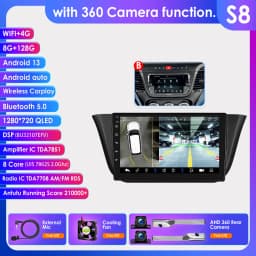 9"4G Carplay Android 12 Autoradio for Iveco Daily 2013-2021 Mutimedia Video player 7862 GPS navi Stereo 2din Touch screen Audio