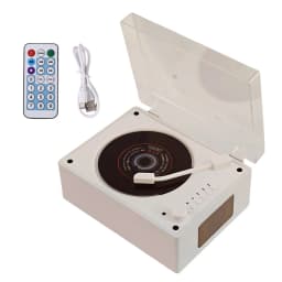 Vintage Retro CD Player Remote Control Home Desktop CD Player 5.0 Bluetooth Wireless Speaker Support CD USB 3.5mm AUX For Phone
