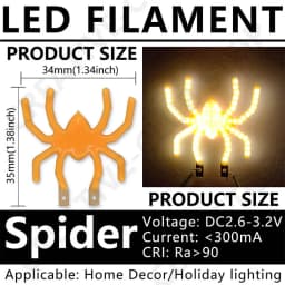 LED Flexible Filament 3V for LED Incandescent Lamp Christmas Tree Lights Party Home Party Christmas Decorations Accessories DIY