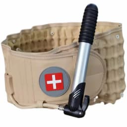 Adjustable Lumbar Support Belt, Comfortable Back Strap with Body Stretch Design for Daily Wear Free Air Pump