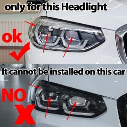 CSL Yellow DRL Angel Eye LED Board Adaptive Headlight 63117466107 63117466108 for BMW X3 X3M F97 G01 X4 X4M G02 F98 2017-2021