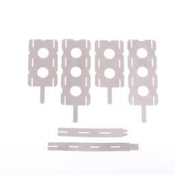30pcs 18650 Lithium Battery Nickel Sheet 5Set Polygonal Battery Nickel Sheet For Spot Welding Machine Batteries Connection Sheet