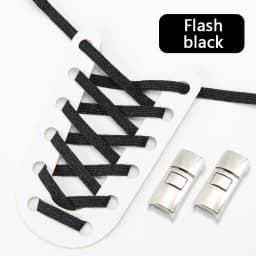 Rainbow Elastic Laces Sneakers Flats Cross buckle No Tie Shoelaces Adults Kids Fashion Glitter Rubber Shoelace Shoe Accessories
