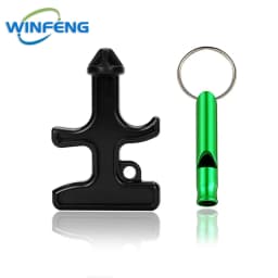 Strong Nylon Self Defense Supplies Self-defense Stinger Duron Drill Protection Tool Key Chain for Womens Self Defence