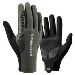 ROCKBROS Cycling Gloves Spring Summer Breathable MTB Road Bike Non-slip Gloves Touch Screen Full Finger Motorcycle Riding Gloves