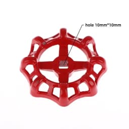1Pc Cast Iron Inner Hole 5/6/7/8/9mm Cast Iron Valve Handle Gate Valve Ball Valve Hand Wheel Shutoff Value Water Pipe Fitting
