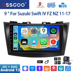 ESSGOO 9" 2 DIN For Suzuki Swift IV FZ NZ 2011-17 Android 13 Carplay Car Stereo Radio Multimedia Video Player GPS Navi FM RDS BT