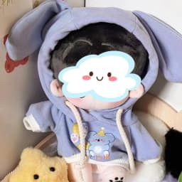 Doll Clothes 20cm Cotton Doll Replacement Clothes Hooded Sweaters Plush Doll Clothes Children's Holiday Gifts