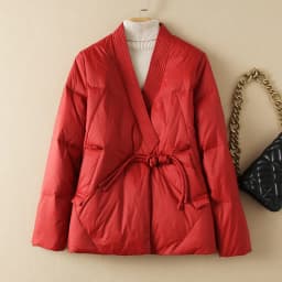 SEDUTMO Spring Oversize Duck Down Coat Women Vintage Jackets Autumn Fashion Casual Parkas ED2132