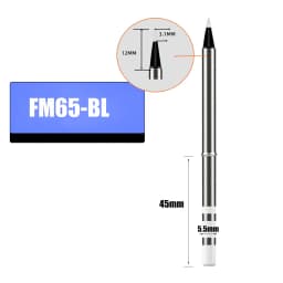 T65 FM65 Soldering Iron Tip for T65 HS01 GD300 T85 Replacement Heater Solder Compatible with SH series Not Applicable T12