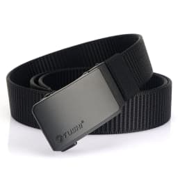 TUSHI New Nylon Belt Metal Automatic Buckle High Quality Men's Jeans Leather Belt Business Work Outdoor Tactical Belt for Men