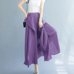 2025 New Pleated Pants Irregular Wide-legged Pants Simple Loose Large Size with Elastic Formal Occasions Commuter Women's