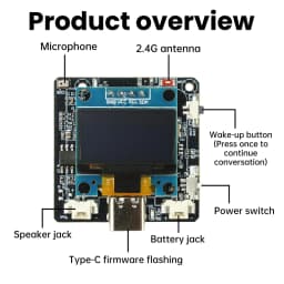 ESP32-C3 AI Development Board Voice Interaction & Continuous Dialogue Supports Deepsek/XiaoZhi Integration WiFi Demo Board