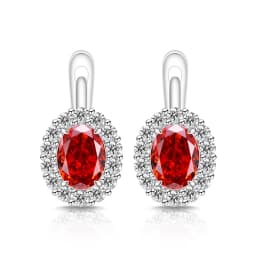 Exquisite Ice Flower-Cut Pigeon Egg 925 Sterling Silver Earrings with High-Carat Diamond Egg-Shaped Earrings for Ladies' Jewelry