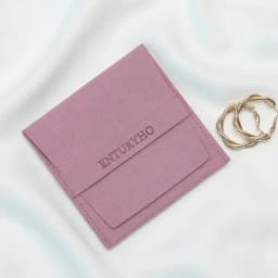 100pcs Custom Logo Print Microfiber Jewelry Ring Organizer Packing Pouch 8x8cm Small Gift Bags Wedding Favor Candy Bag Wholesale