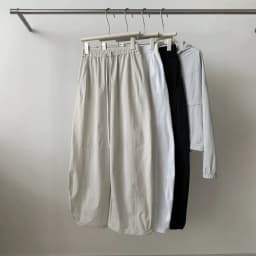 Lightweight Patchwork Curved-leg Cargo Pant Women, Relaxed Fit, Slimming, High-waisted, Wide-leg, Cuffed