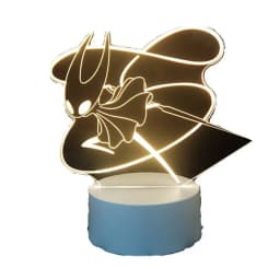 Hollow Knight 3D Visual Stereo Night Light LED Ambient Lamp Bedroom Bedside Ornament Merchandise Gift & Birthday Present for Boy