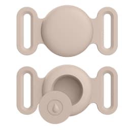 Soft Silicone Case With Keychain For Apple Airtag Dog Cat Collar Anti-Scratch Protective Cover For Air tag Luggage Backpacks
