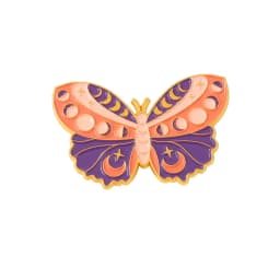 Moth Enamel Pin Moon Star Eye Leaf Animal Badges Brooches for Women Bag Hat Backpack Accessories Jewelry Gift for Friends