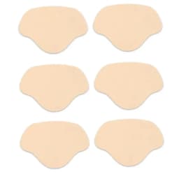 6pcs Shoe Repair Stickers Fabric Heel Protector Anti-Wear Repair Holes Self-adhesive Patches Insoles Pad Foot Care Insert