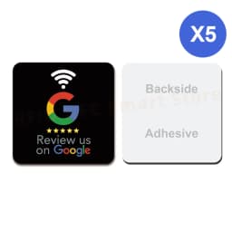 Big Review Us on Google Reviews 13.56MHz Programmable Waterproof NFC Tap Card NT/AG213 144bytes NFC-Enabled Google Reviews Cards