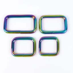 5Pcs Deepeel 13-50mm Metal Ring Buckles for Bags Straps Webbing Belt Connect Clasps Dog Collar Adjust Loop Hook DIY Accessories