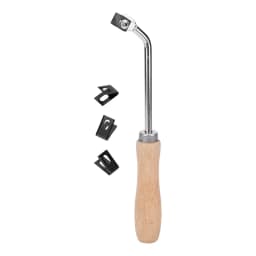 Floor Groover Nonslip Grip Flooring Tool Beech Wood Handle Slotting Tool for Bathroom Woodworking PVC Floor Kitchen Home