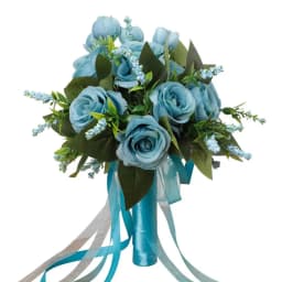 Bride Bouquets For Weddings Western-Style White Rose Artificial Flowers Wedding Artificial Flower For DIYBride Bouquets Cake