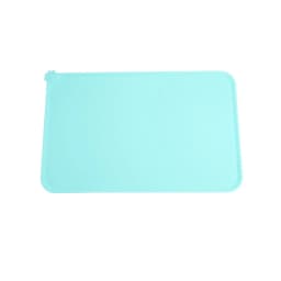 Winter Waterproof Pet Mat For Dog Cat Solid Color Silicone Pet Food Pad Pet Bowl Drinking Mat Dog Feeding Placemat Easy Washing