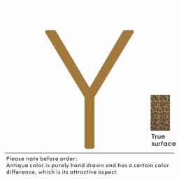 Nurlin Solid Brass Hammered Antique Brass 4-12 Inches 10-30cm Big Number Letter Door House Public Floating Signature