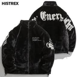 HISTREX Men Rabbit Fur Jacket Parkas,Hip Hop Fluffy Coat,Winter Fleece Overcoat,Outerwear Streetwear,Korean Women Y2k Clothing