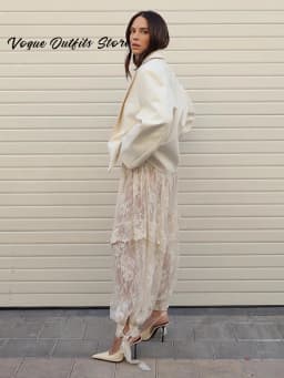 Loose Lace See Through Women's Lantern Pants Solid Ruffle Casual Female Trousers 2026 Spring Summer New Fashion Bottoms