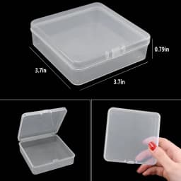 Plastic Organizer Box Storage Container Jewelry Box with Adjustable Dividers for Beads Art DIY Crafts Jewelry Fishing Tackles