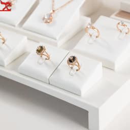Pure WhiteJewelry Exhibitor Props Bracelet Earring Frame Wiredrawing Table Jewelry Tray Necklace Earring Ring Jewelry Display