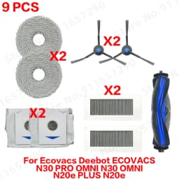 For Ecovacs Deebot ECOVACS N30 PRO OMNI N30 OMNI N20e PLUS N20e Spare Parts Main Side Brush HEPA Filters Accessories