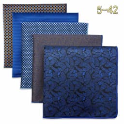 5 PCS Mens Pocket Square Set Assorted Handkerchief Multi Styles Paisley Floral Suit Large 32cm Hanky Business Accessories