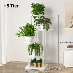 Flower Stand Rack Storage Shelf Iron Plant Holder Home Garden Flower Pot Organizer Living Room Balcony Storage Rack Shelves
