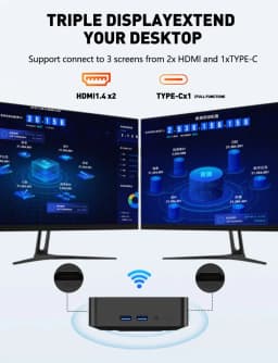 Windows 11 Pro Mini Pc Intel i9 10980HK i3 6100U Mini PC Computer 16GB 32GB RAM 1TB SSD Gaming PC Wifi 6 BT5.2 Mini PC Desktop