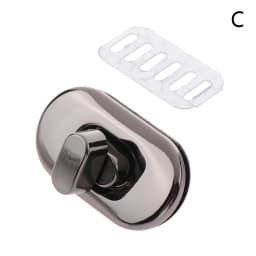 1PCS Mini Oval Twist Lock Metal Closure Buckle Turn Locks For Purse Wallet Women's Handbag Shoulder Bag Accessories
