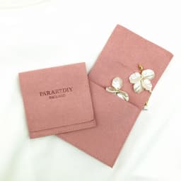 50pcs SHEEPSEW Microfiber Jewellery Envelope Pouches Custom Deboss Logo Multi Colors Jewelry Packaging Bag For Bridesmaid