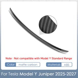 Spoiler for Tesla Model Y Juniper Accessories Spoilers Wings for Tesla Model 3 Highland Accessories 3/Y 2017-2027 ABS Material