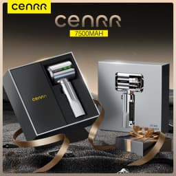 CENRR New Car Vacuum Cleaner Wireless Mini Powerful Portable HandHeld Car Cleaner LED Power Display Gift Lamp Air Gun 7500mAh