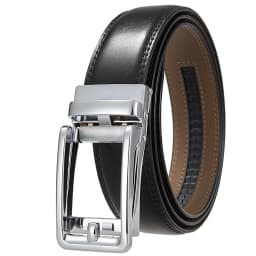 Belt for men Automatic Genuine Leather Belt Men Leather Ratchet Adjustable Real Ratchet Leather Dress Designer