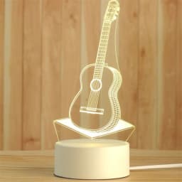 3D Acrylic LED Night Lamp USB Plug-Bedside Accent for Birthday Celebrations & Family Home Decor