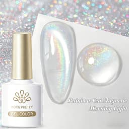 BORN PRETTY 10ml Silver Water Light Cat Magnetic Gel Nail Polish Nail Supplies Vernis Semi Permanent Gel for Fall Winter Nails