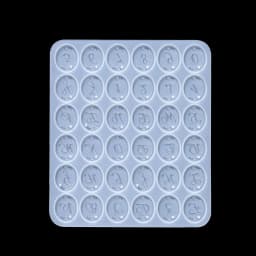 Alphabet Epoxy Resin Silicone Mold Letter Number Mould DIY Keychain Earring Pendant Epoxy Resin Jewelry Crafts Casting Mold