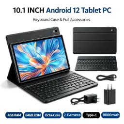 10.1 INCH T10 4GB RAM 64GB ROM Android 12 Tablet PC A6 CPU UNISOC SC9863A Processor, Type-C WIFI Octa-Core Cortex-A53