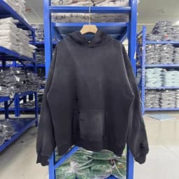 Worn-In Washed Oversized Fleece Lined Casual Commute Hoodie Youth Couple Cotton Sweatshirt Printed Design Spring Season