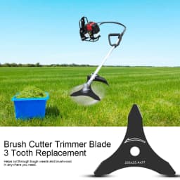 10' X 3T Brush Cutter Trimmer Blade 3 Tooth Replacement for Almost All Straight Shaft Trimmers That Accommodate the Size Provide