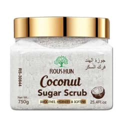 ROUSHUN Coconut Sugar Scrub Large Capacity Family Pack Body Scrub Gentle Deep Cleansing Skin